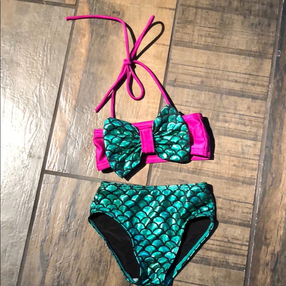 Gently used infant Mermaid bathing suit